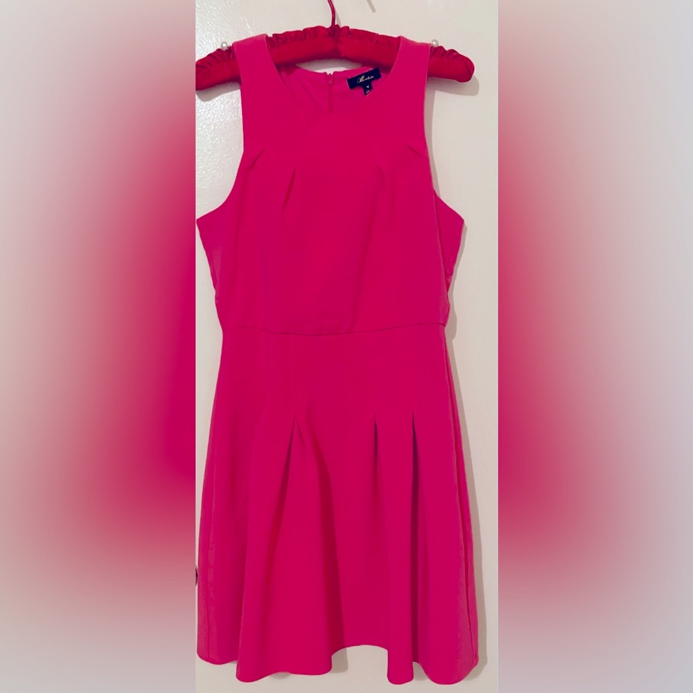 Hot pink dress